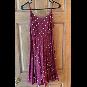 Burgundy Polka Dot Old Navy Sundress🍄
